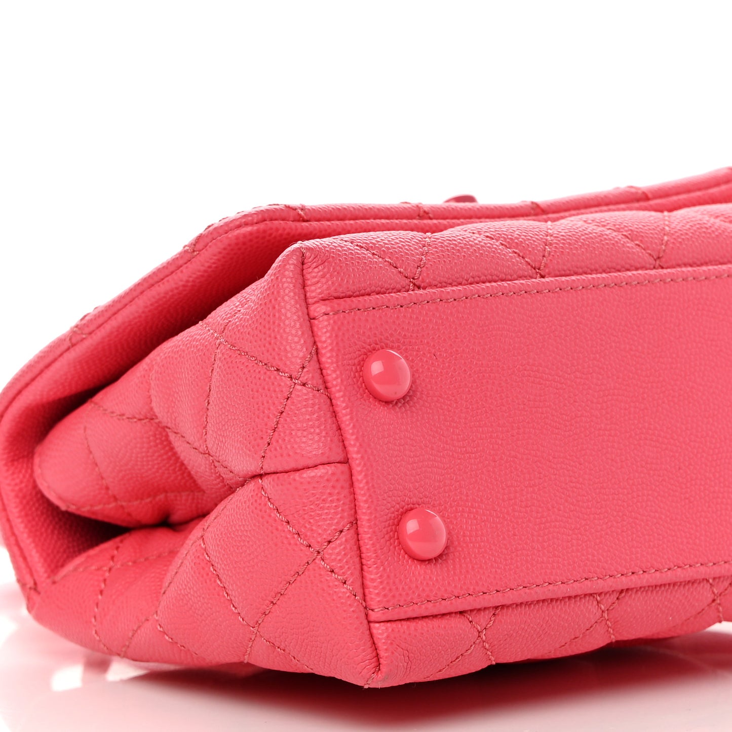 Caviar Quilted Incognito Extra Mini Coco Handle Flap Pink