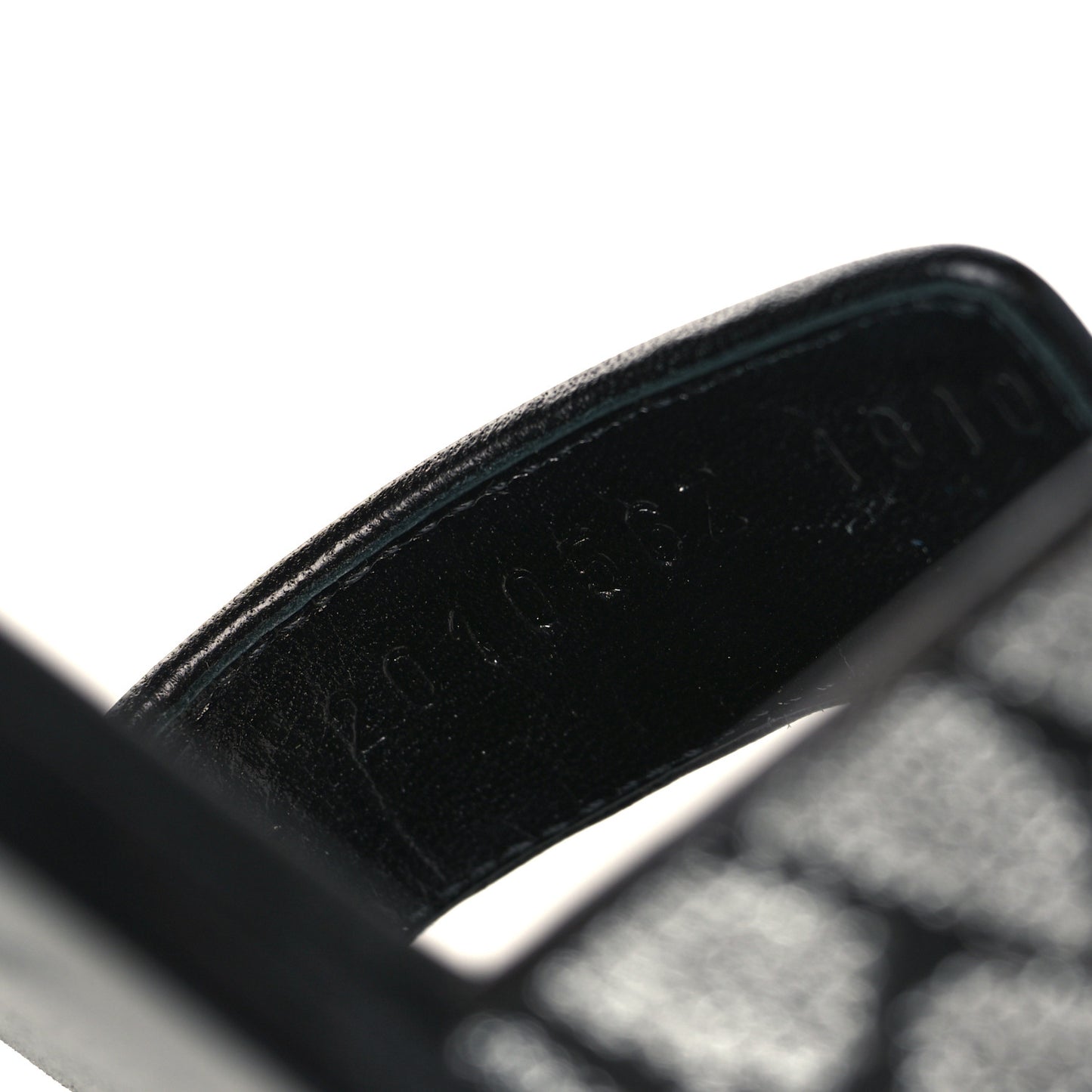 Calfskin Brode Oran Sandals 36.5 Black Argent