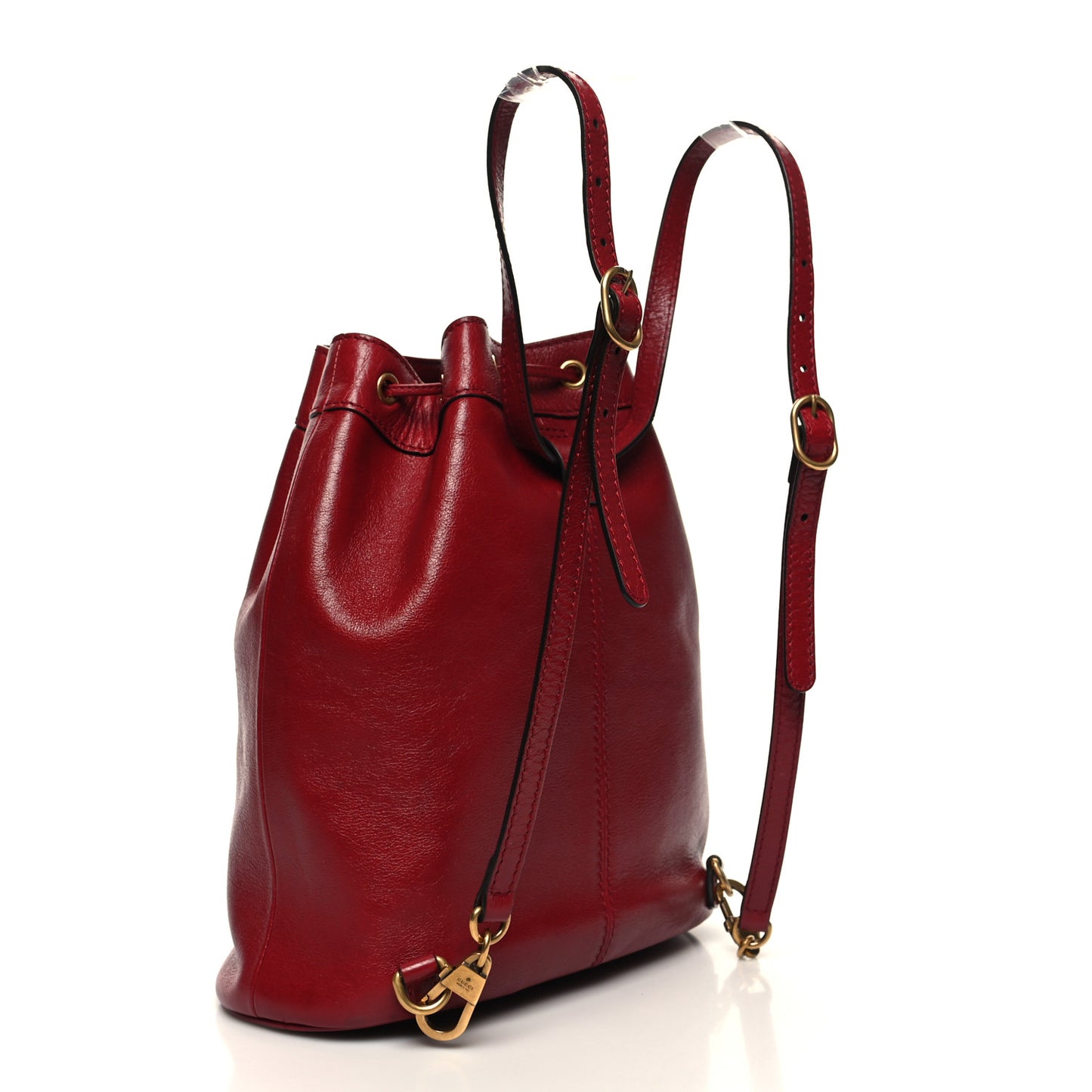 Piuma Lux Energy Medium Re(Belle) Convertible Bucket Bag Hibiscus Red