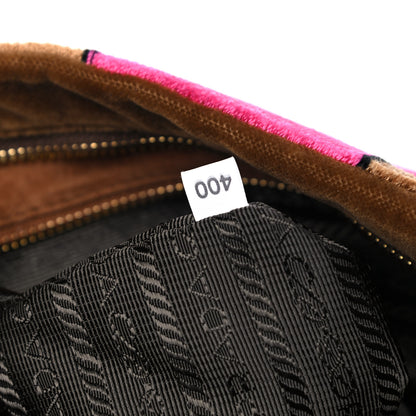 Prada Velvet Cahier Chain Shoulder Bag Cammello 5 of 10