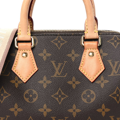 Louis Vuitton Monogram Speedy Bandouliere 20 Beige 7 of 9