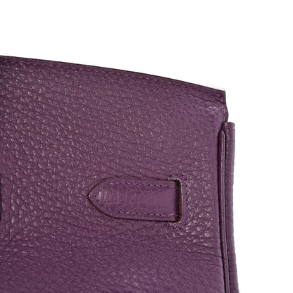 Hermes Fjord Birkin 35 Cassis 33 of 34