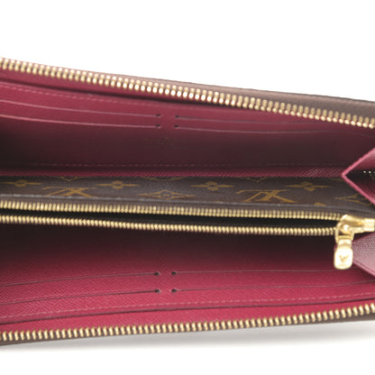 Louis Vuitton Monogram Clemence Wallet Fuchsia 5 of 11