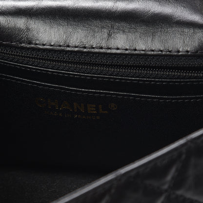 Chanel Aged Calfskin Quilted 2.55 Reissue Mini Flap Black 6 of 11