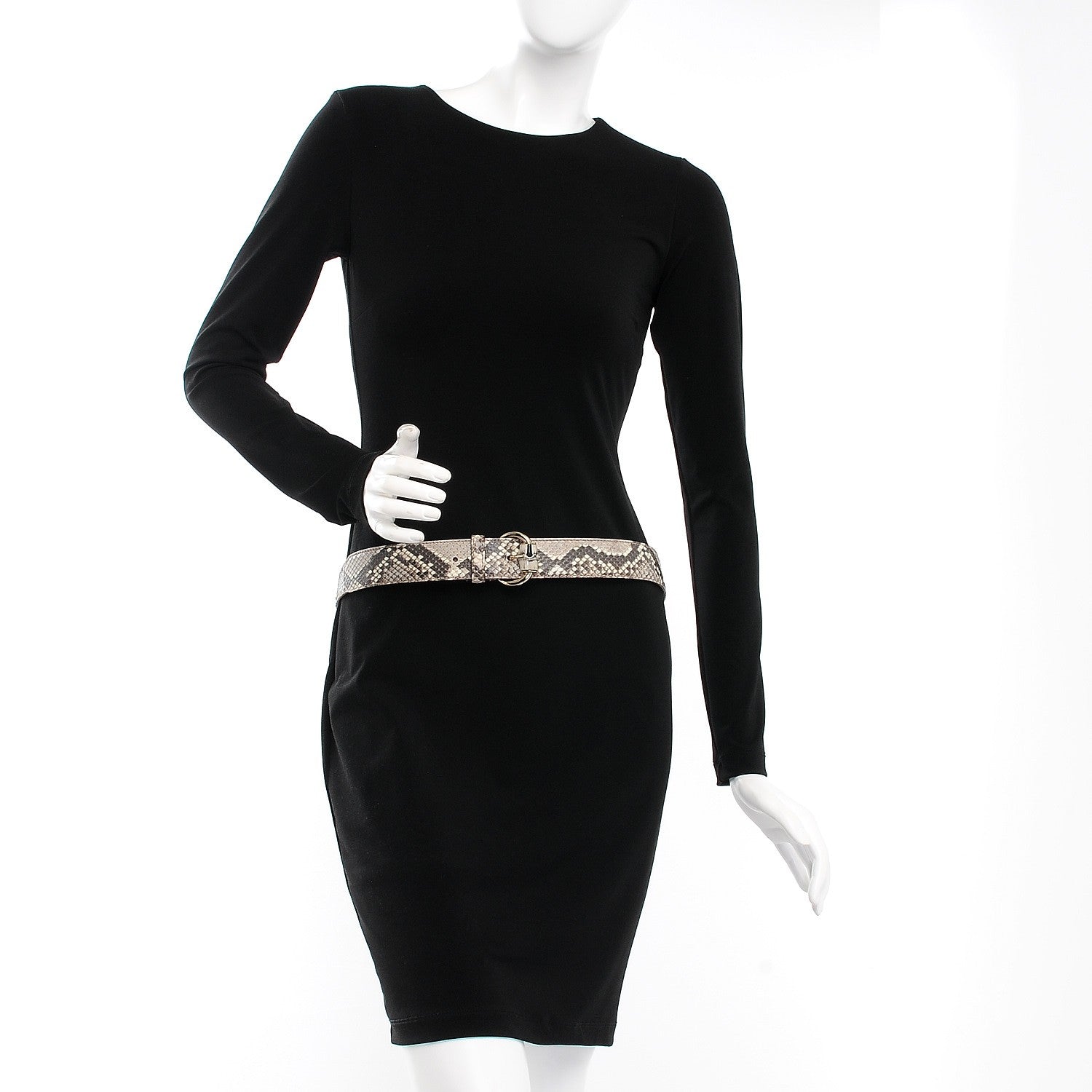 Gucci Python Bamboo Buckle Belt 90 36 2 of 6