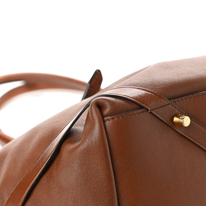 Burberry Calfskin House Check Small Salisbury Tote Brown 11 of 16