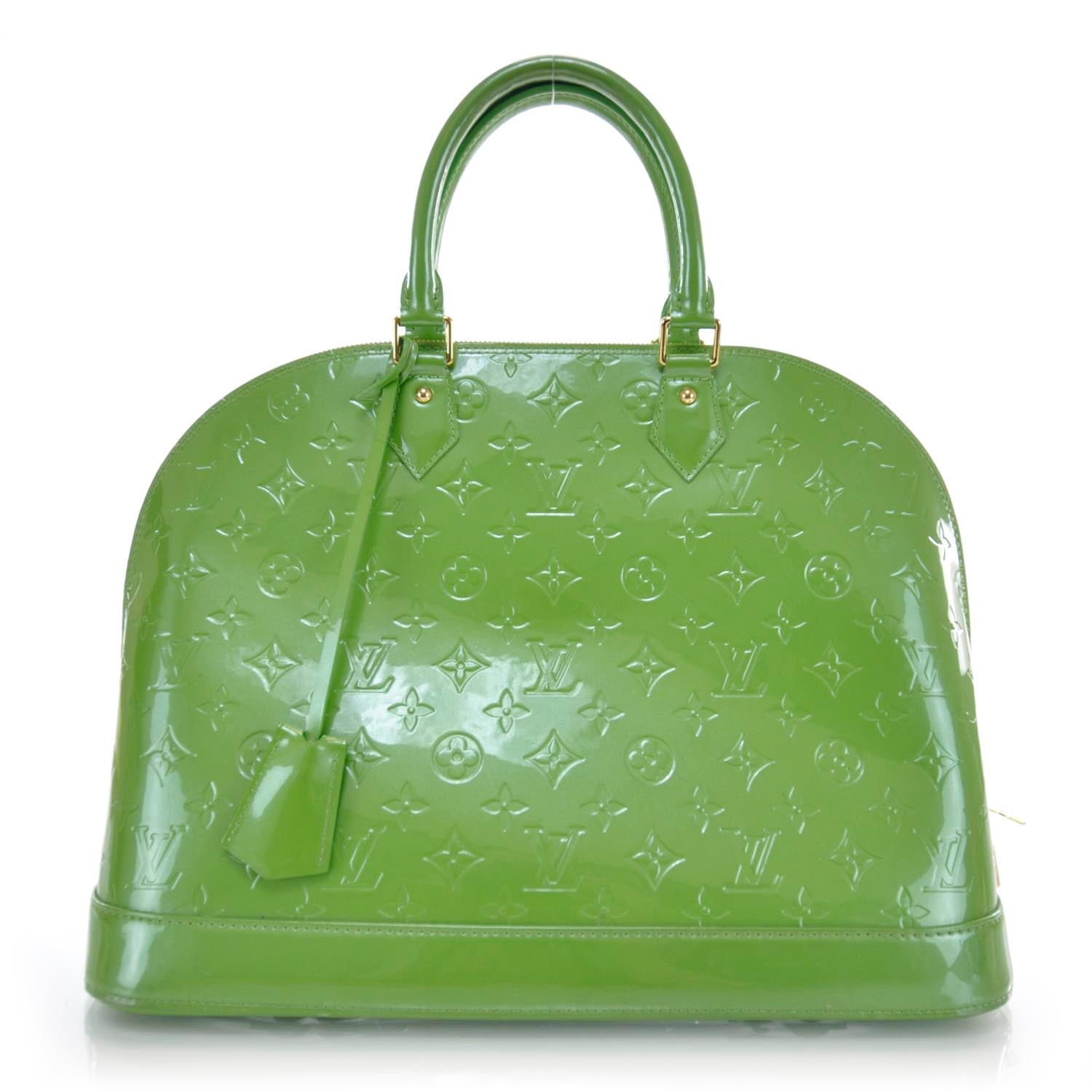 Louis Vuitton Vernis Alma MM Vert Tonic 1 of 9