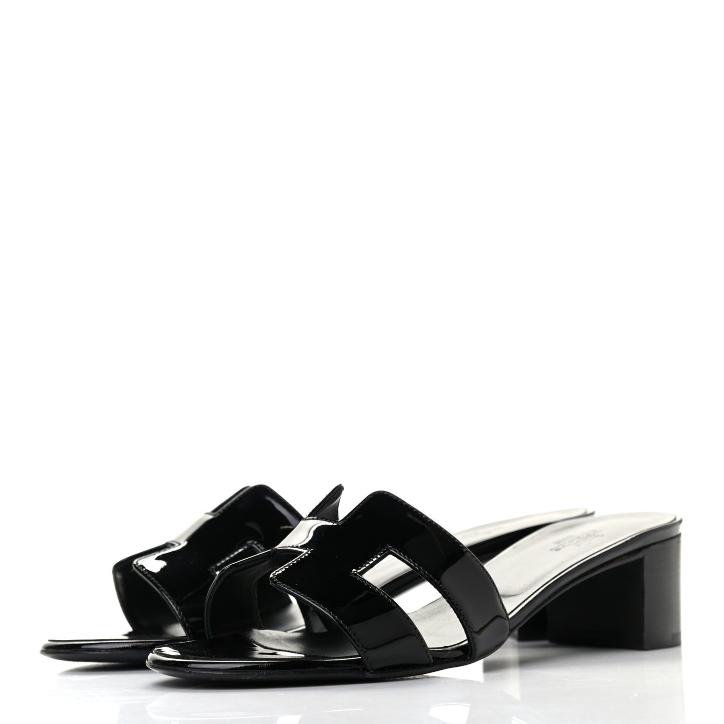 Patent Oasis Sandals 37 Black