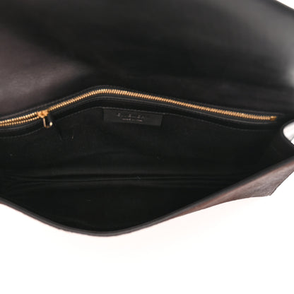 Givenchy Calf Hair Smooth Calfskin Medium Antigona Evening Clutch Black Red 5 of 7