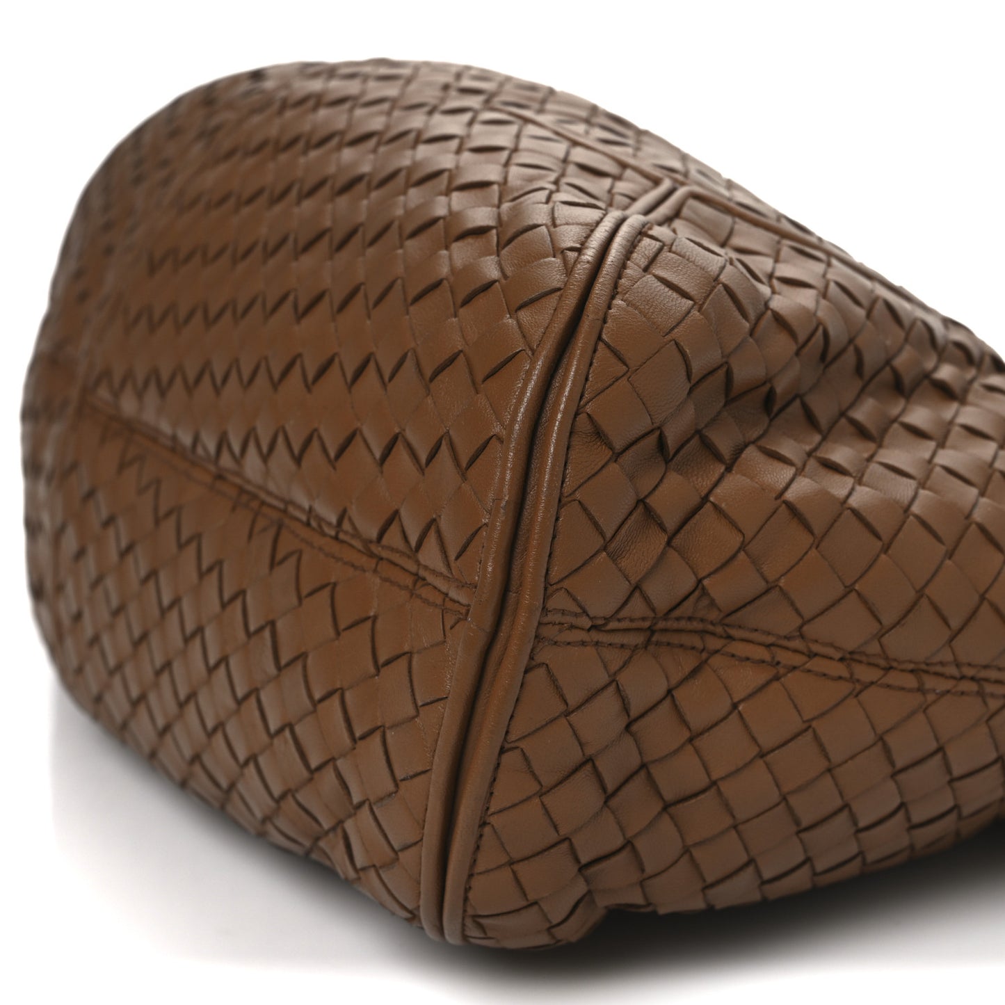 Nappa Intrecciato Ball Hobo Noce