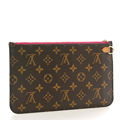 Louis Vuitton Monogram Neverfull MM GM Pochette Pivoine 3 of 8