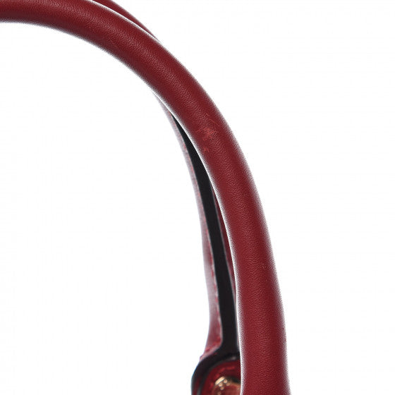 Soft Microguccissima Mini Dome Bag Rosso