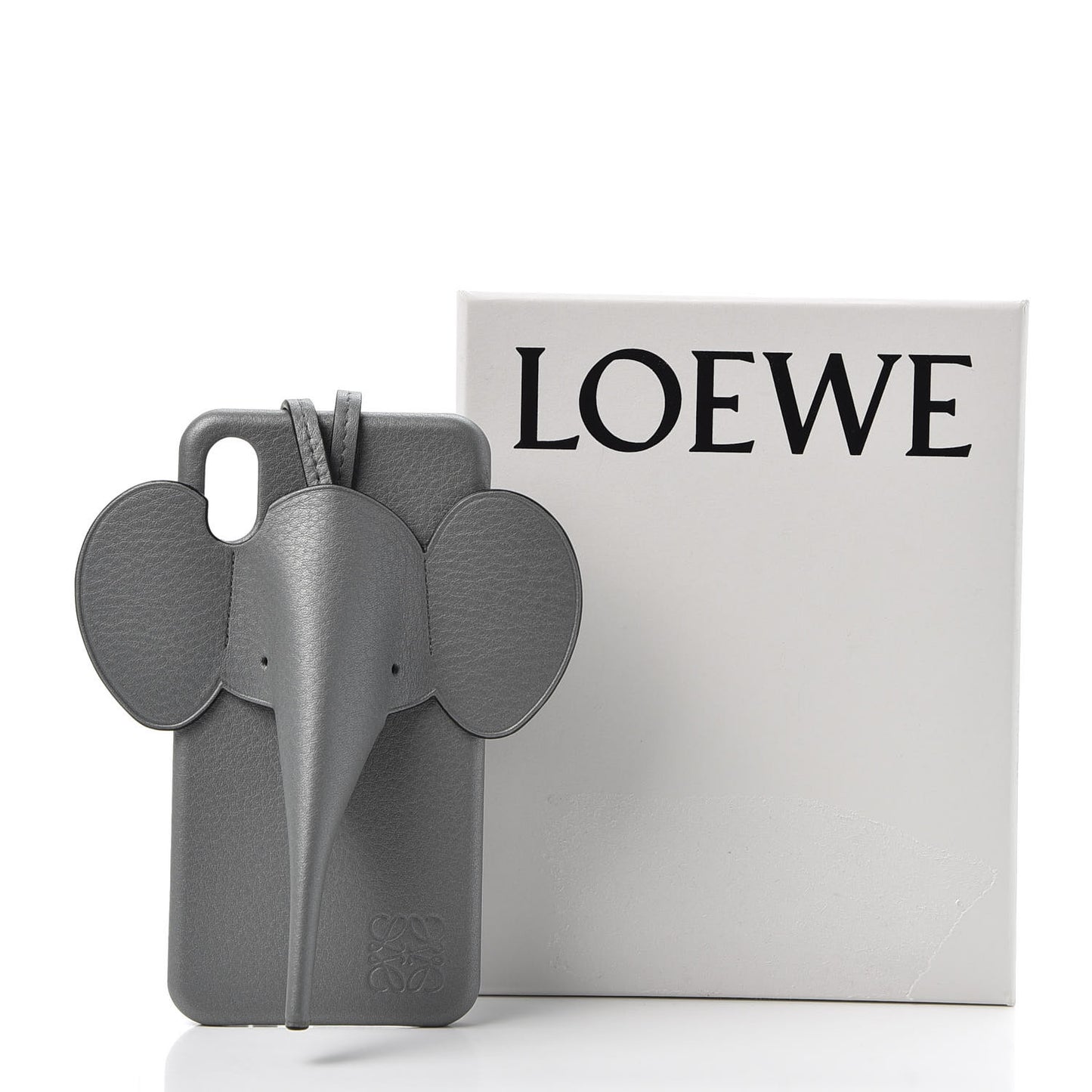 Calfskin Elephant Iphone X/XS Case Grey