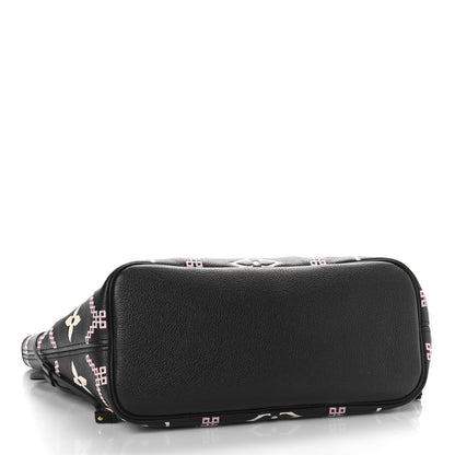 Louis Vuitton Empreinte Monogram Giant Broderies Neverfull MM Black 5 of 11