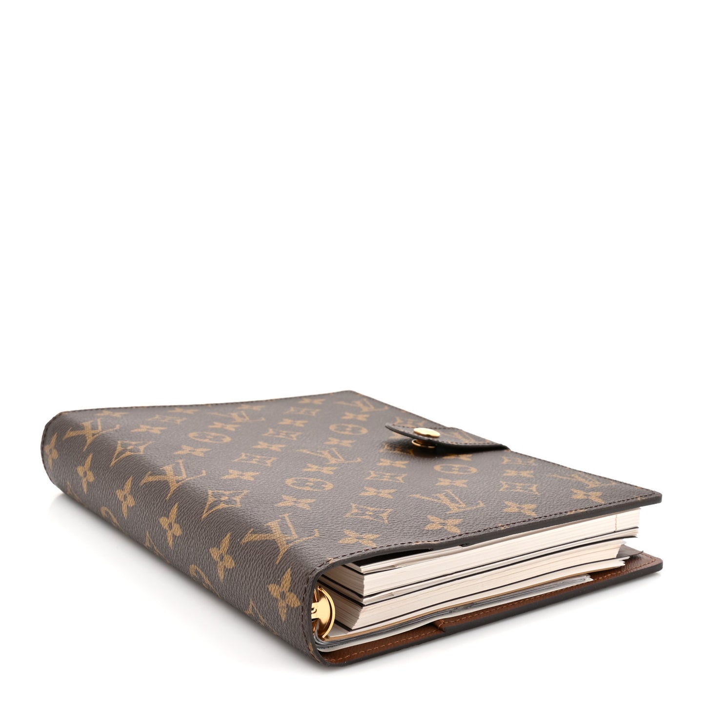Monogram Large Ring Agenda Cover