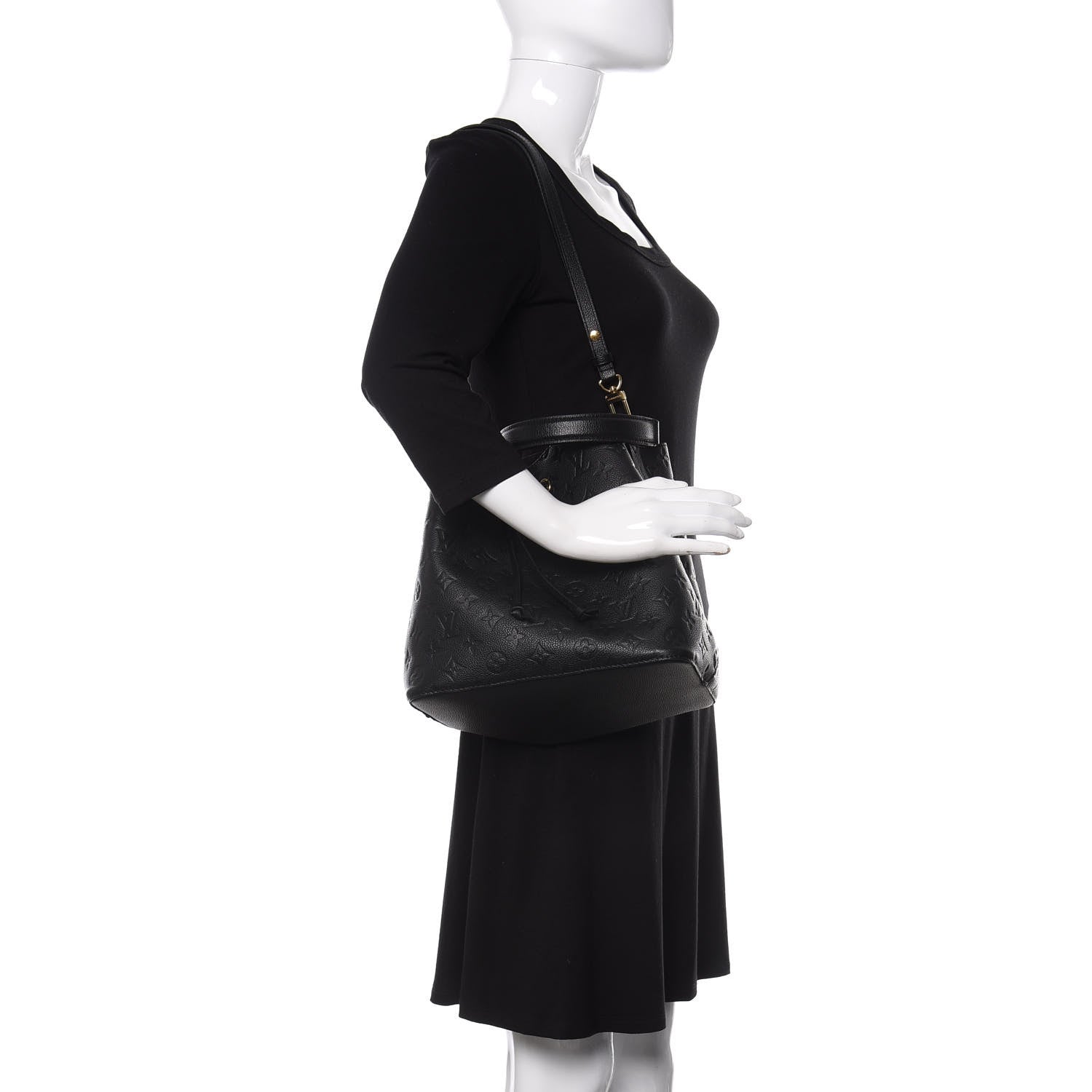 Louis Vuitton Empreinte Neonoe MM Black 2 of 10