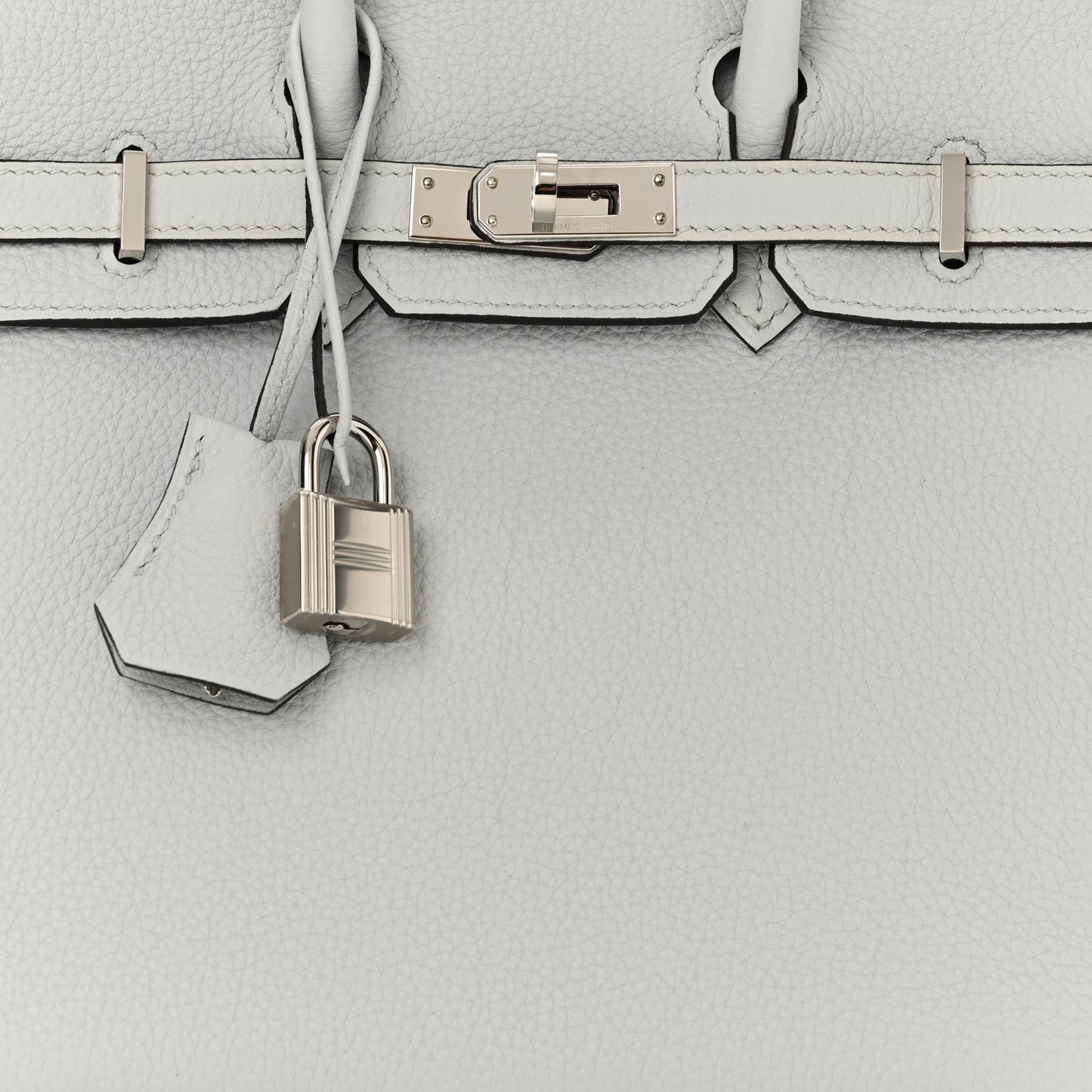 Togo Birkin 25 Gris Platine