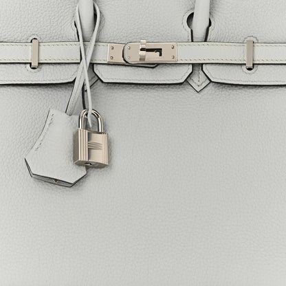 Hermes Togo Birkin 25 Gris Platine 8 of 11