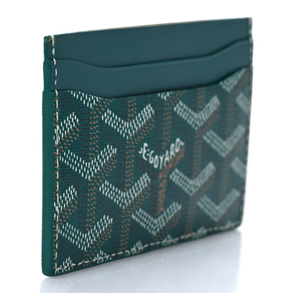 Goyard Goyardine Saint Sulpice Card Holder Green 3 of 6