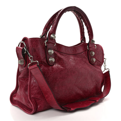 Balenciaga Agneau Giant 21 Silver Hardware City Cassis 3 of 15