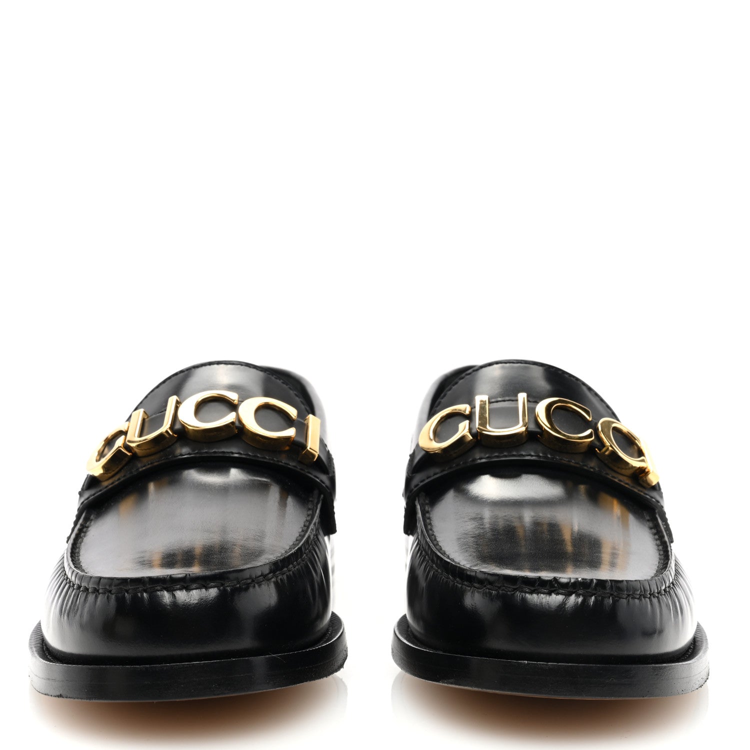 Gucci Millennial Ribot Mens Cara Loafers 6.5 Black 3 of 7