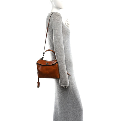 Balenciaga Vegetable Tanned Lambskin Mini Rodeo Top Handle Handbag Tan Cowboy 3 of 21