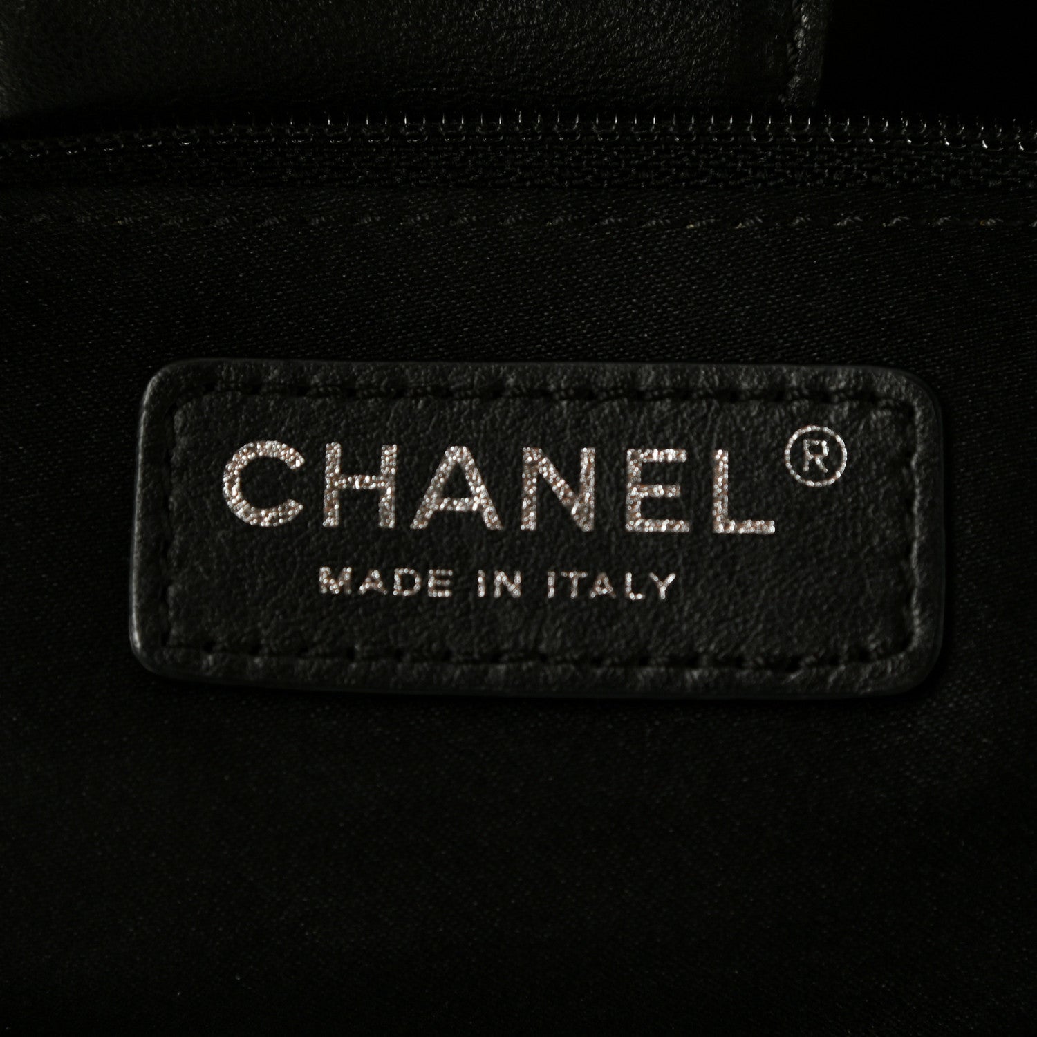 Chanel Lambskin Quilted Chanel 7 Large Tote Black 5 of 11