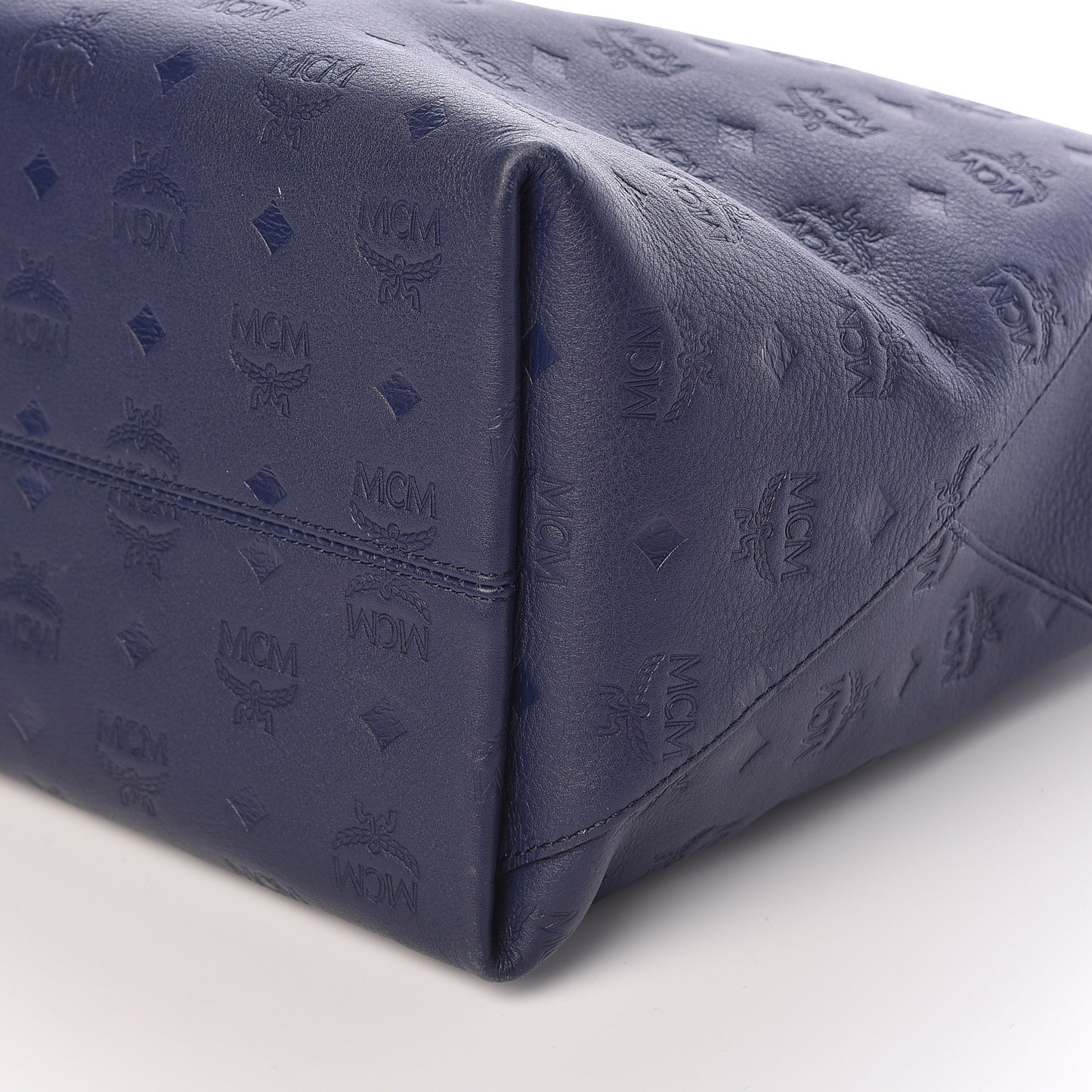 Calfskin Ottomar Monogram Large Klara Hobo Navy Blue