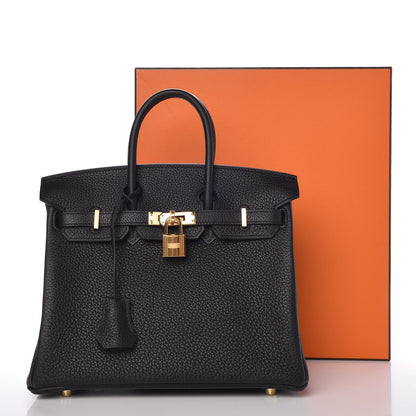 Hermes Togo Birkin 25 Black 33 of 33