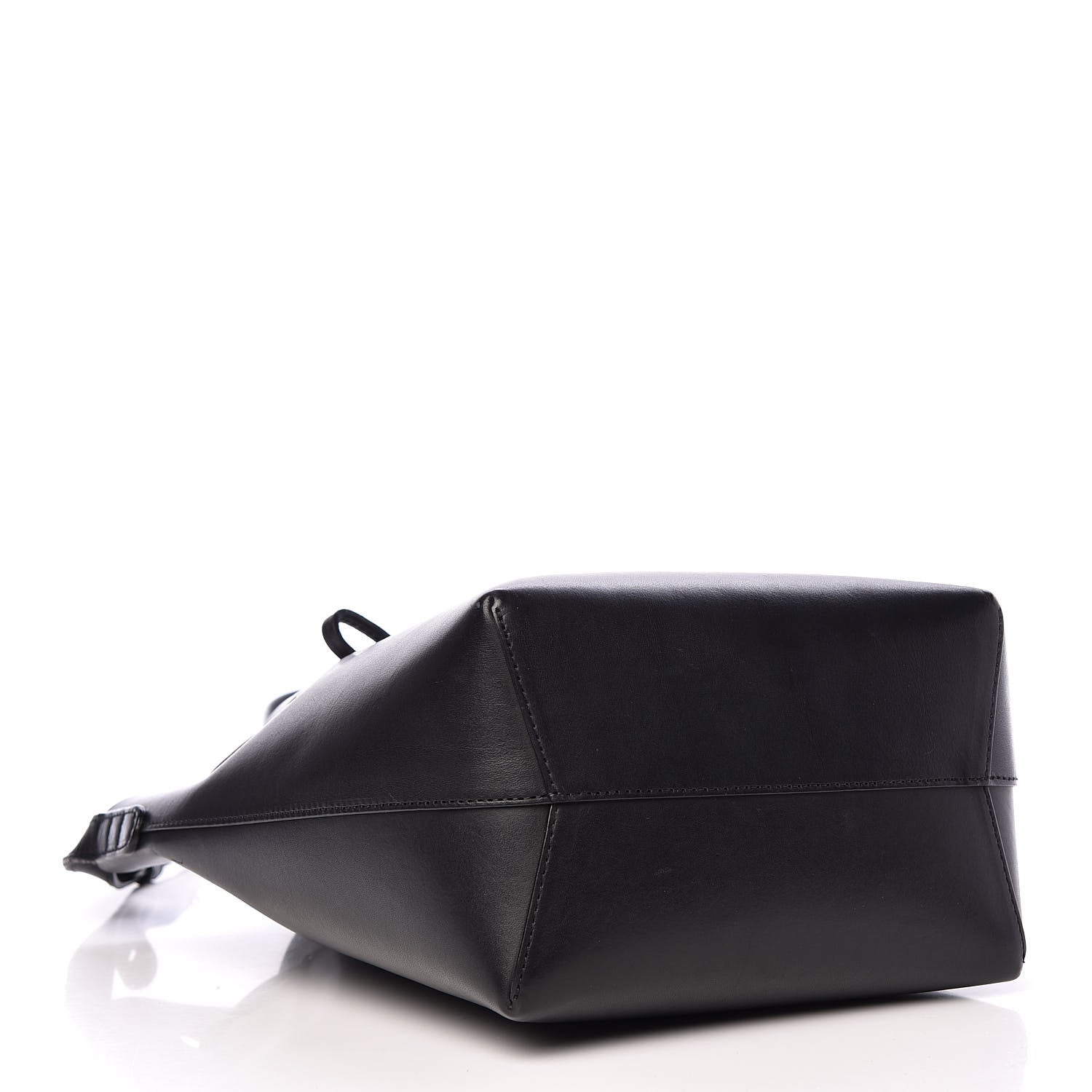 Mansur Gavriel Vegetable Tanned Calfskin Mini Bucket Bag Black Royal 4 of 20