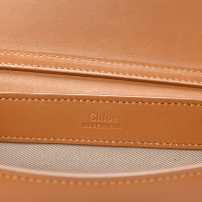 Chloe Calfskin Suede C Clutch With Chain Autumnal Brown 8 of 10