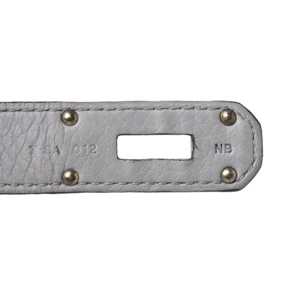 Hermes Taurillon Clemence Jypsiere 28 Bleu Arctic 9 of 14