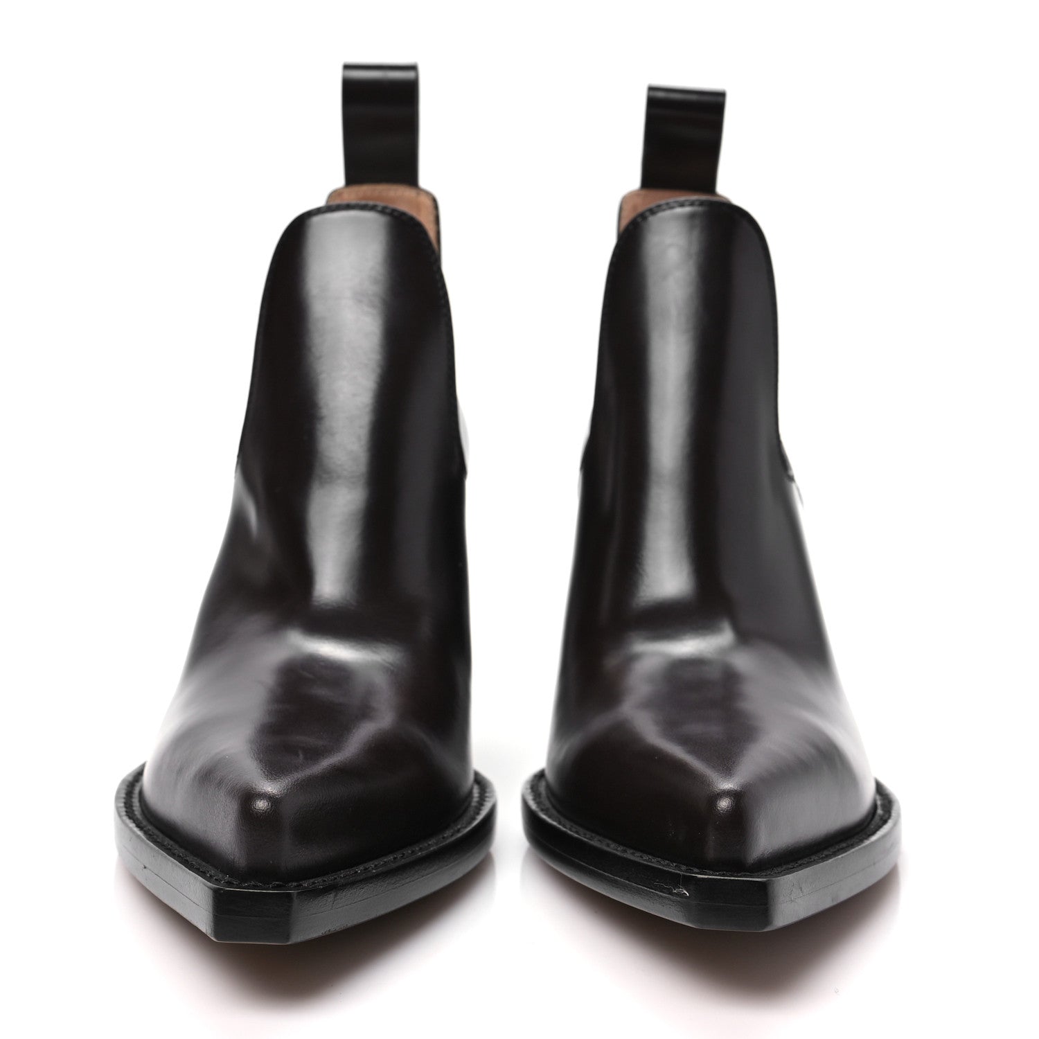 Bottega Veneta Calfskin Lean Ankle Boots 36 Fondente 2 of 7