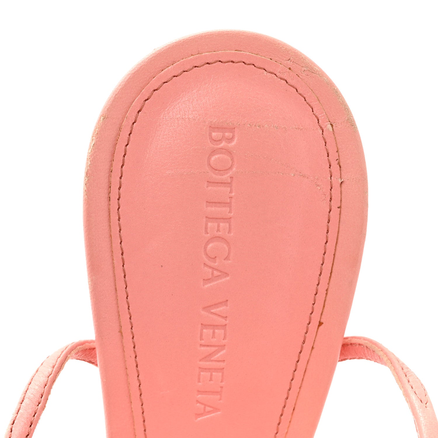 Bottega Veneta Lambskin Feather Dot Sandals 37 Flamingo 7 of 9