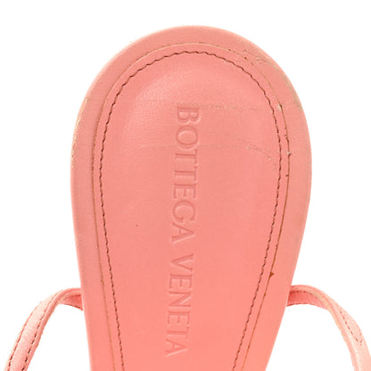 Bottega Veneta Lambskin Feather Dot Sandals 37 Flamingo 7 of 9