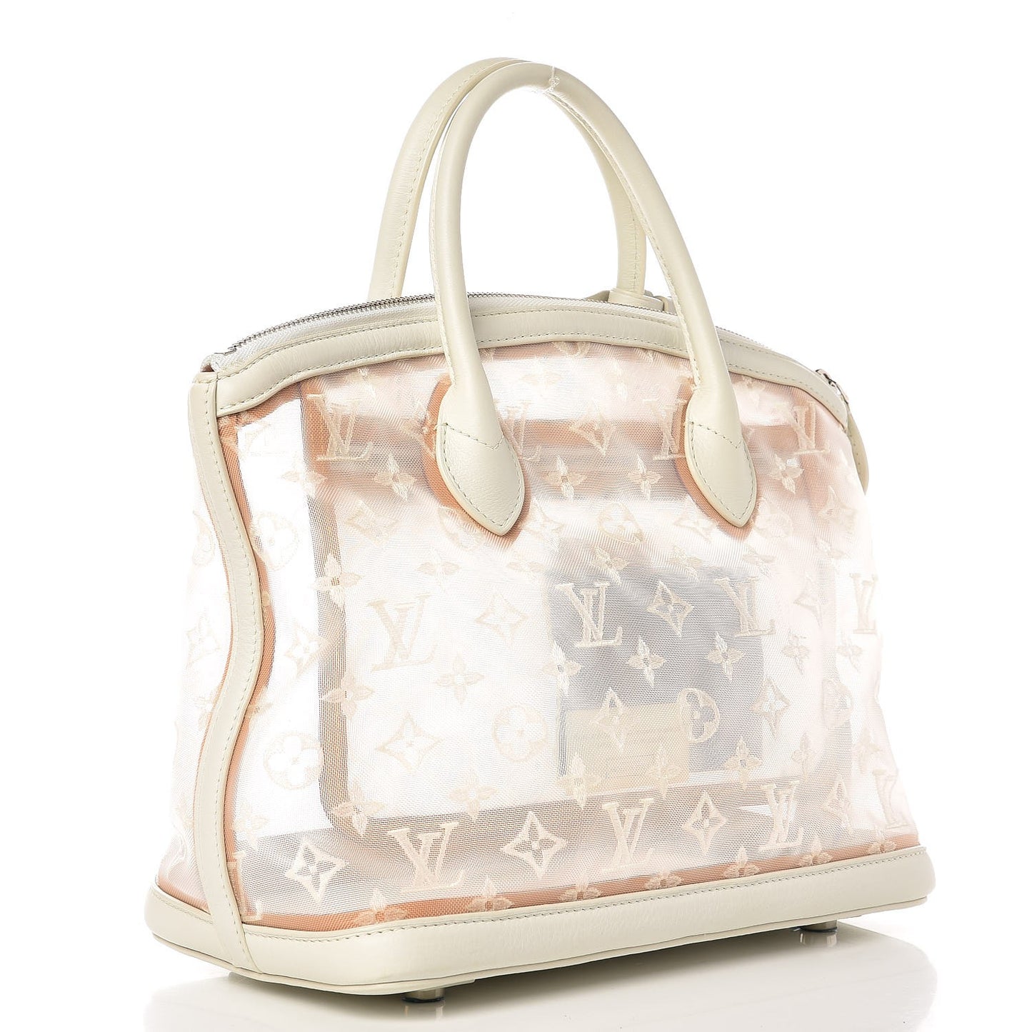Monogram Transparence Lockit White