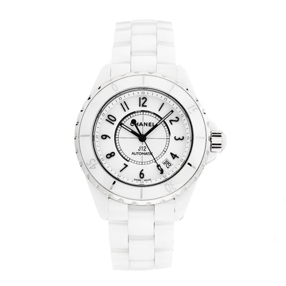 Chanel Stainless Steel Ceramic 38mm J12 Automatic Watch White 1 of 7