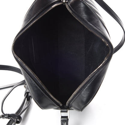 Saint Laurent Calfskin Matelasse Monogram Lou Camera Bag Black 7 of 10