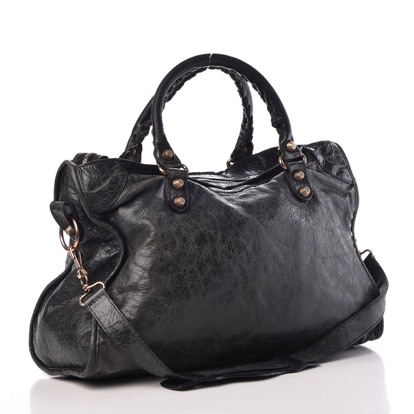 Agneau Giant 12 Rose Gold Hardware City Dark Night