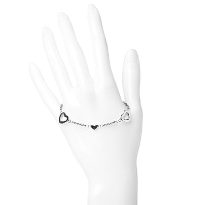 Tiffany Sterling Silver Heart Toggle Bracelet 2 of 4