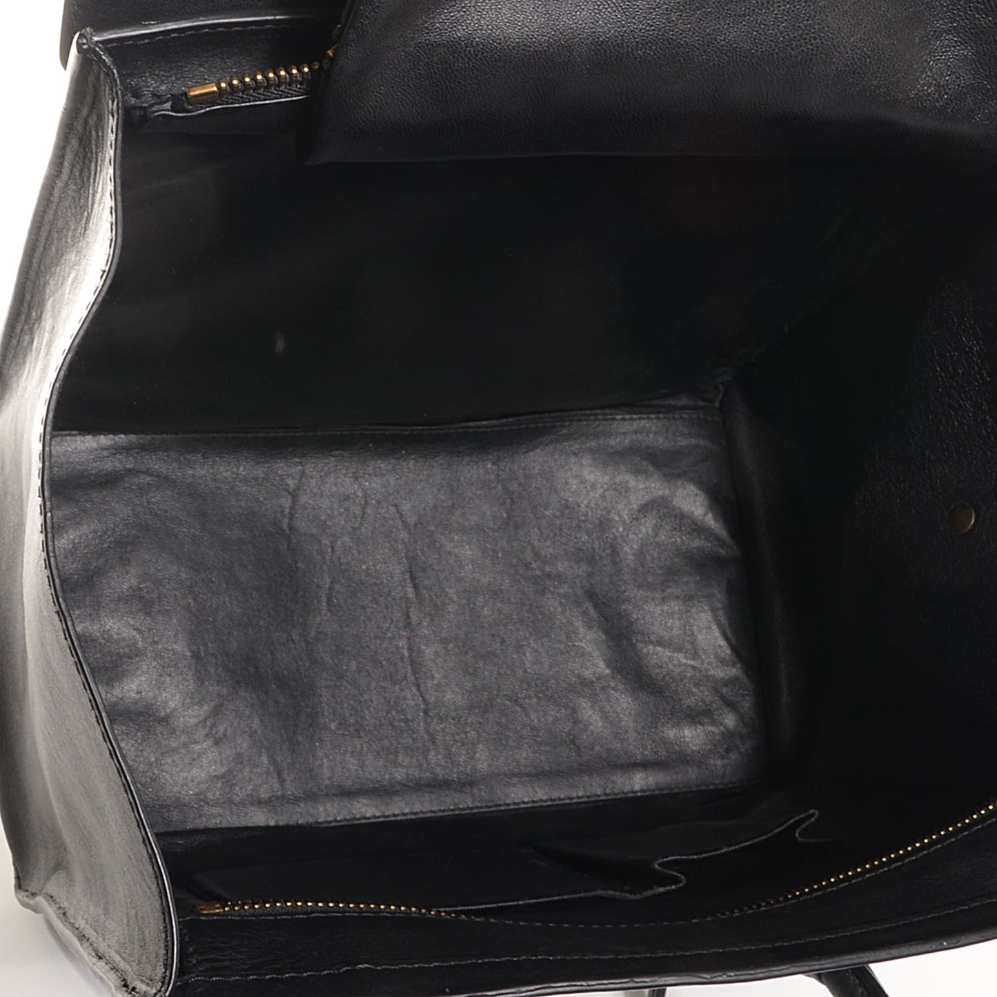 Smooth Calfskin Mini Luggage Black