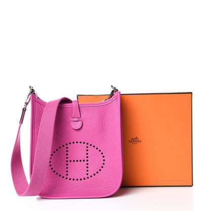 Hermes Taurillon Clemence Evelyne TPM Magnolia 10 of 10
