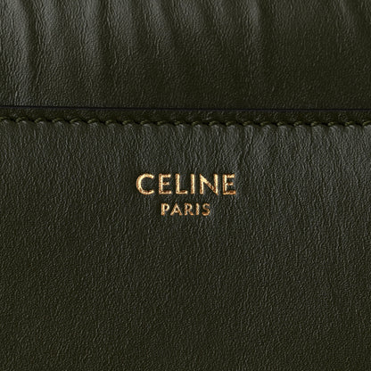 Celine Satinated Calfskin Medium 16 Top Handle Bag Khaki 6 of 12