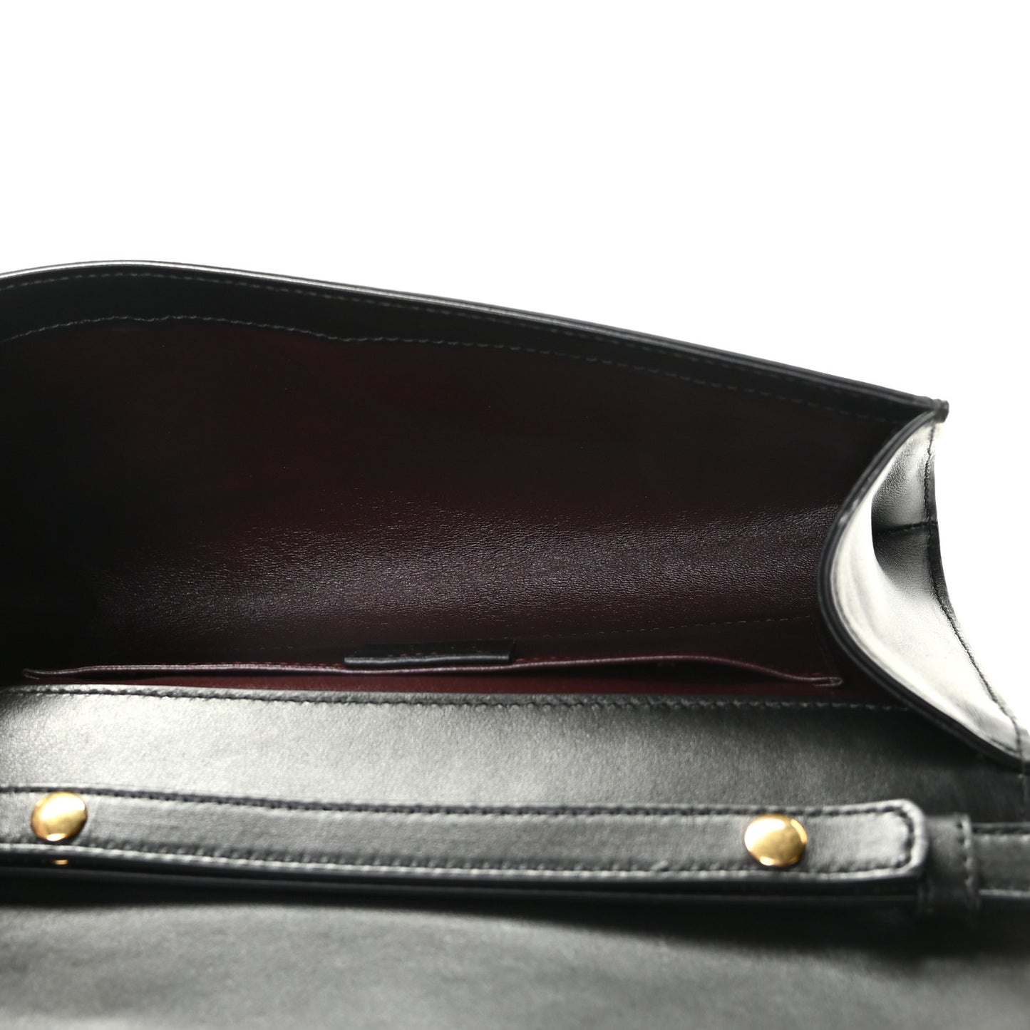 Smooth Calfskin Small Zumi Top Handle Shoulder Bag Black