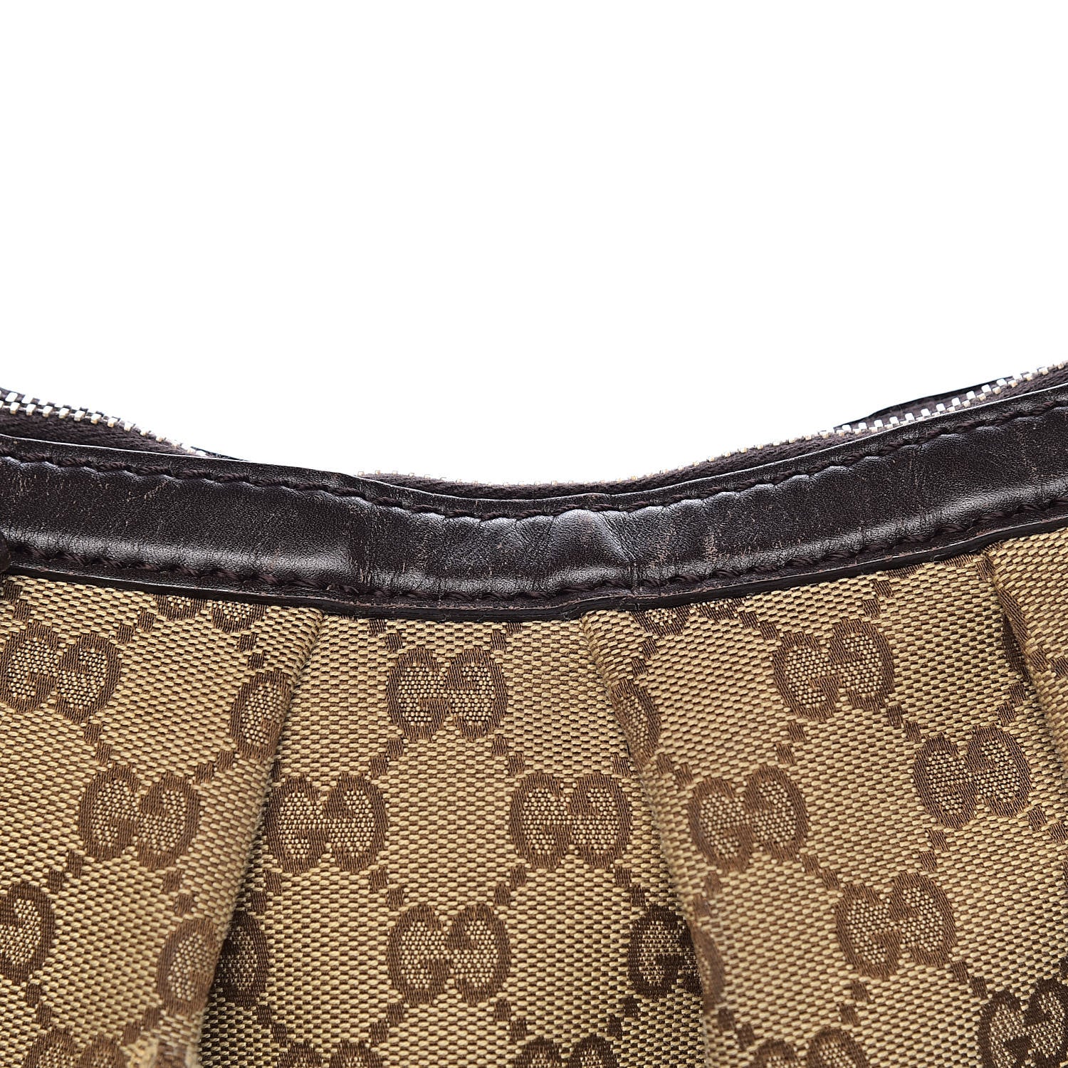 Gucci Monogram Medium Sukey Hobo Dark Brown 15 of 23