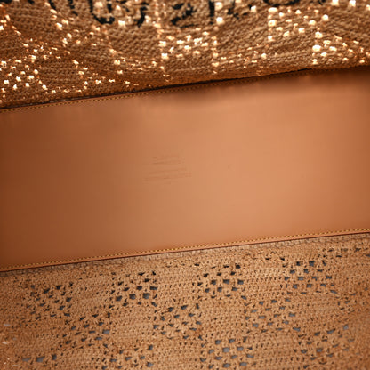 Louis Vuitton Raffia Summer Shopper Tote MM 9 of 11