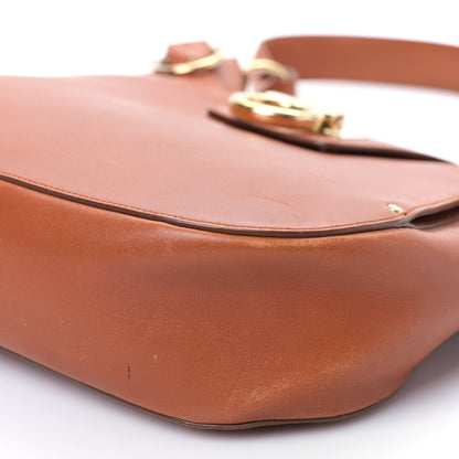 Salvatore Ferragamo Calfskin Gancini Hobo Tan 8 of 8