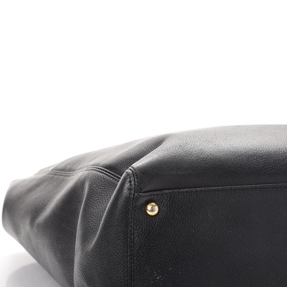 Chanel Calfskin Tall Cerf Tote Black 16 of 23