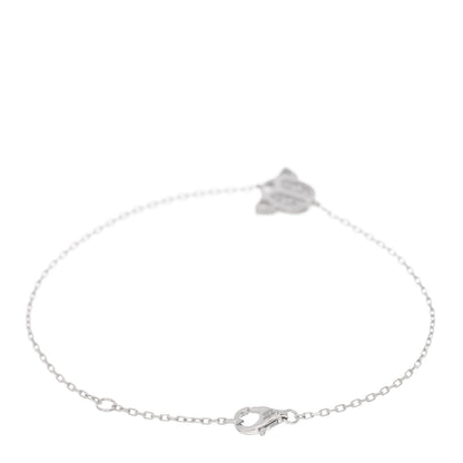 Cartier 18K White Gold Diamond Scarab Bracelet 2 of 3