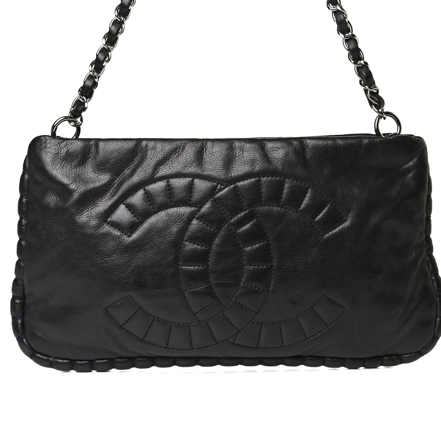 Calfskin On the Bund Pochette Black